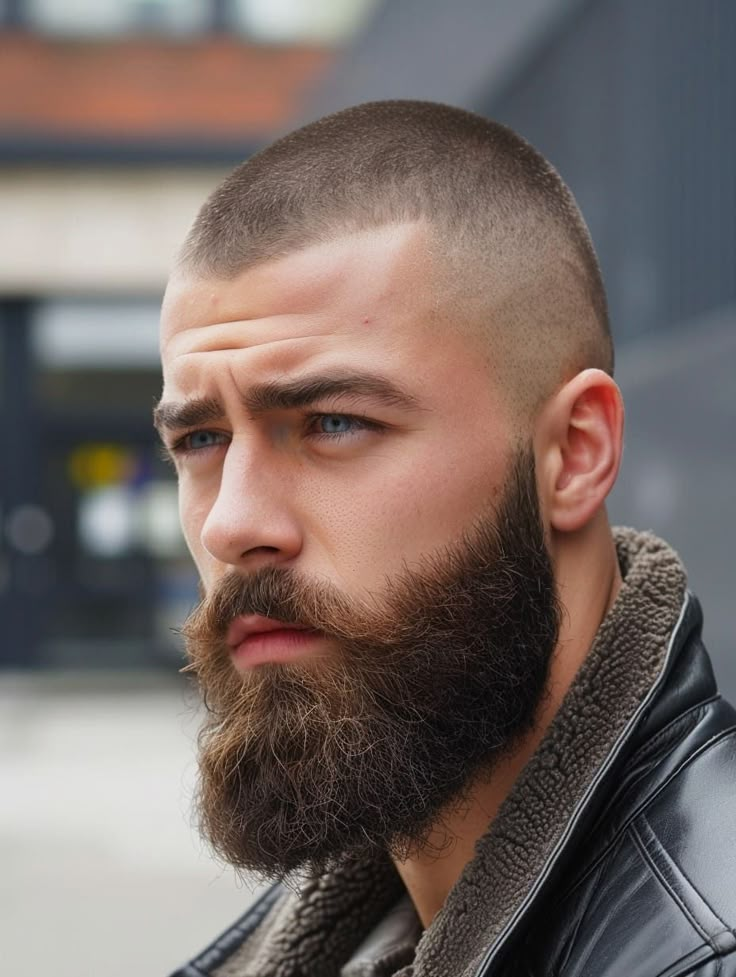 Barba Viking careca
