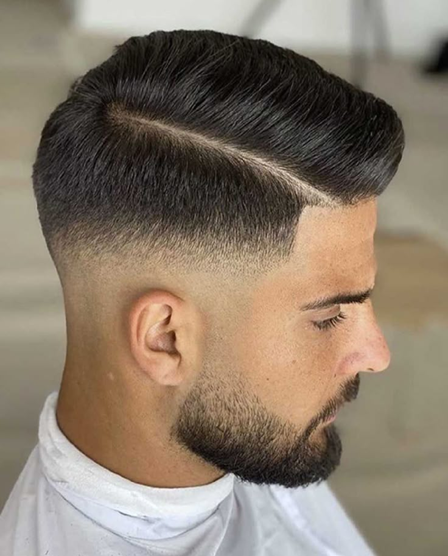 3. Corte social masculino Comb Over