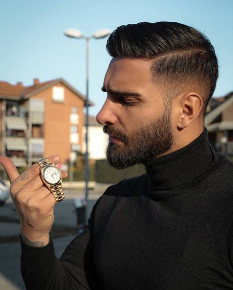 3. Corte social masculino Comb Over