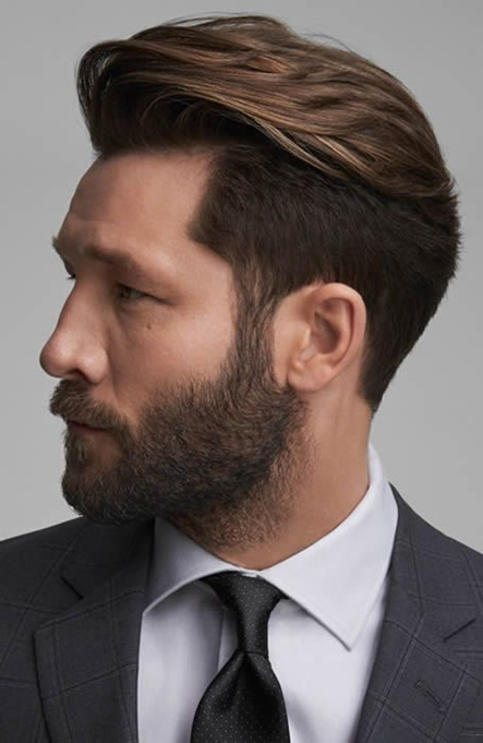 Corte social masculino Pompadour Socia