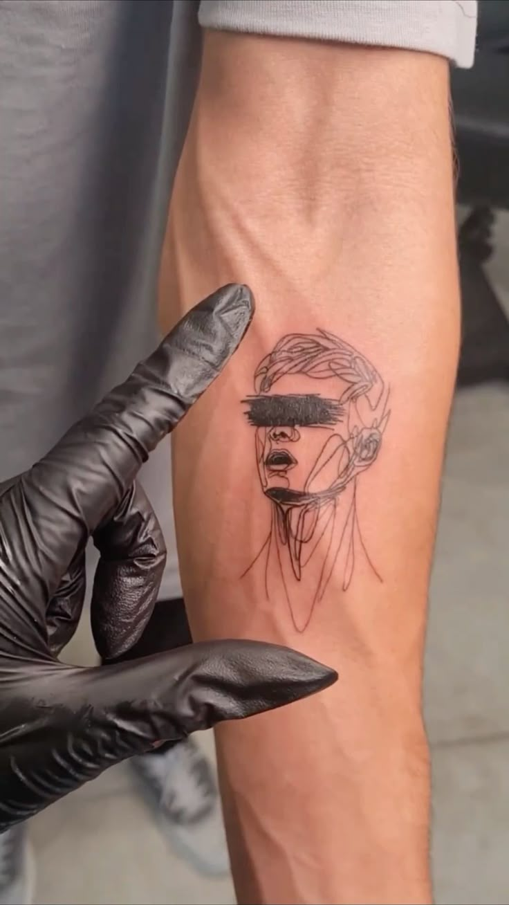 Tatuagem estilo Estilo Fineline