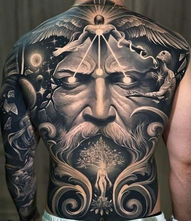 Tatuagem masculina estilo Estilo hiper realista
