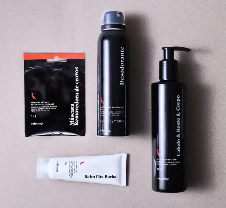Dermage e Reserva lançam linha de skincare masculino