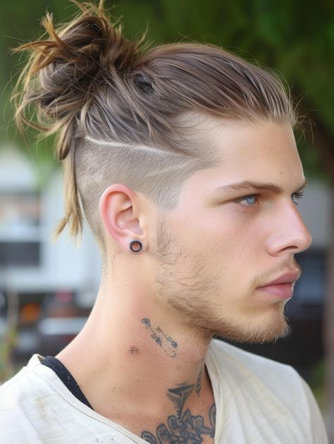 Corte Man Bun Liso